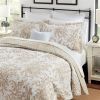 3 Piece Bed-in-a-Bag Bohemian Floral Cotton Quilt Set