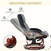 Adjustable Faux Leather Electric Remote Massage Recliner Chair w/ Ottoman