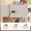 Modern Industrial Kitchen Baker's Rack with Multi-Color LED Lights