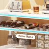 Modern Industrial Kitchen Baker's Rack with Multi-Color LED Lights