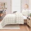 Soft Lightweight Puff Textured Comforter Set