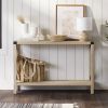 Industrial Farmhouse Entryway Table / Sofa Table Wood Finish