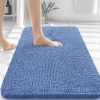 Bathroom Rugs 30x20, Extra Soft Absorbent Chenille Bath Rugs, Rubber Backing Quick Dry, Machine Washable Bath Mats for Bathroom Floor, Tub and Shower