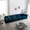 Free Combination Modular Sofa Free,4 Seater Sofa Comfy Chenille Fabric,Sectional Sofa Couch, Chenille