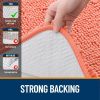 Bathroom Rugs 30x20, Extra Soft Absorbent Chenille Bath Rugs, Rubber Backing Quick Dry, Machine Washable Bath Mats for Bathroom Floor, Tub and Shower