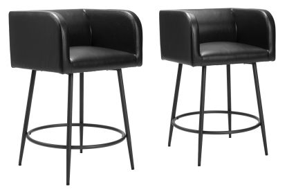 Horbat Counter Stool (Color: Black)