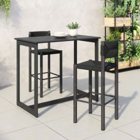 Iska Barstool (Color: Black)
