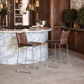 Pola Counter Stool (Color: Brown)