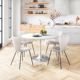 Thibideaux Dining Chair (Color: Ivory)