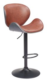 Meyane Barstool (Color: Brown)